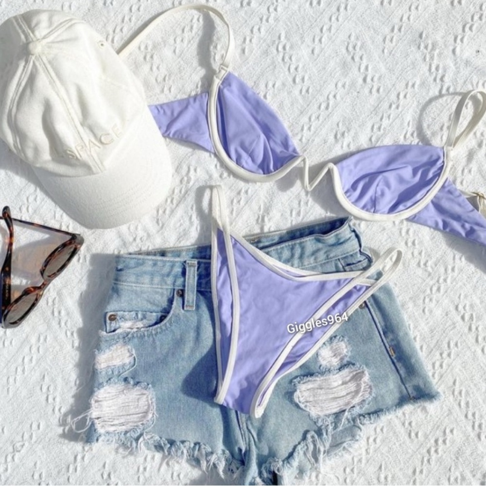 L*Space Nico Tommy Bikini Top Wisteria Purple